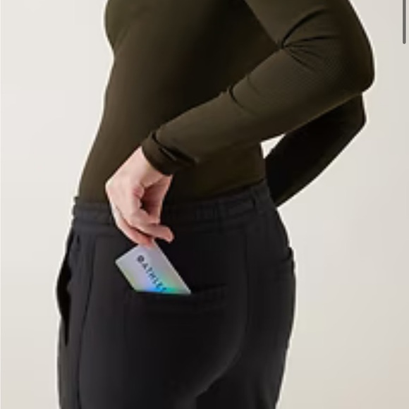 Athleta FARALLON Black Jogger Stretch Sweatpants Sz 2 - Picture 14 of 14